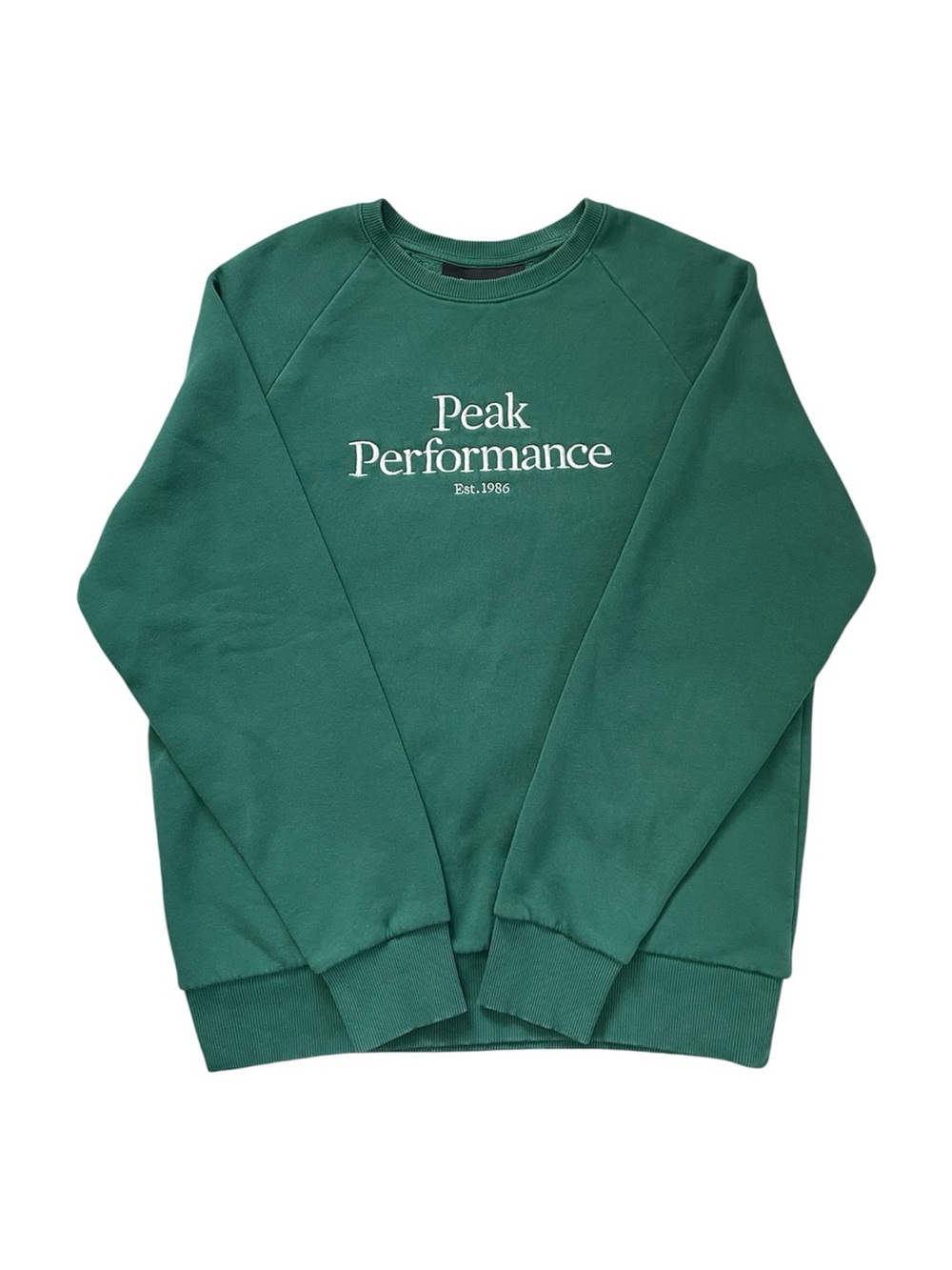 Peak Performance Green Crewneck Sweatshirt